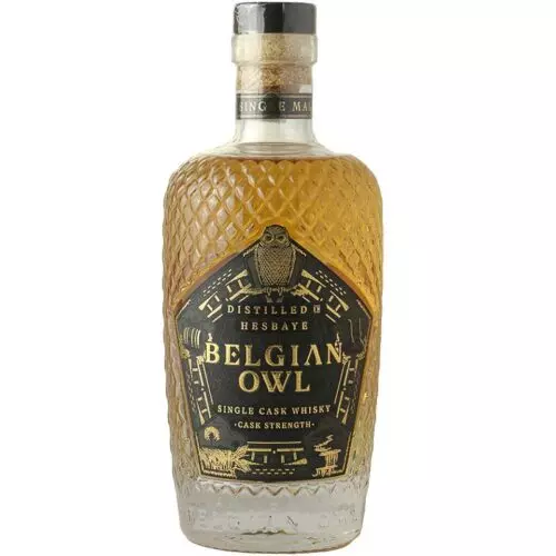 Belgian owl single cask cask strength black intense whisky 69% 50cl