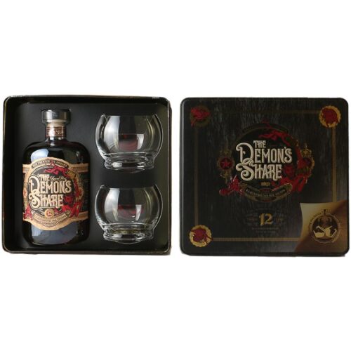 The demons share 12y rum + 2 glazen 41% 70cl