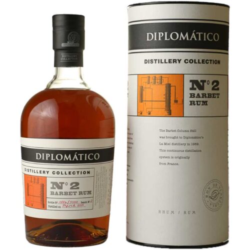 Diplomatico n°2 barbet distillery collection rum 47% 70cl