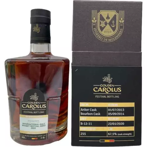 Gouden carolus whisky festival gent single cask 67,5% 70cl