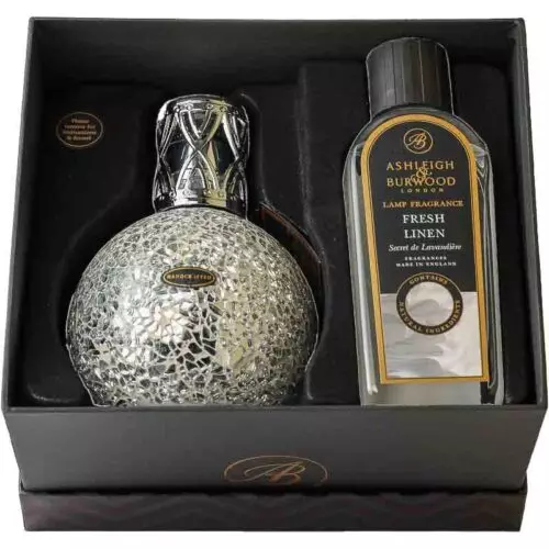 Ashleigh&burwood geurlamp cadeauset vers linnen 250ml pfl703a