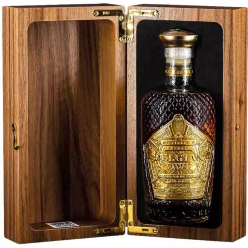 Belgian owl gold diamond saffraan whisky