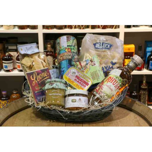 Cadeaumand rum en chocolade