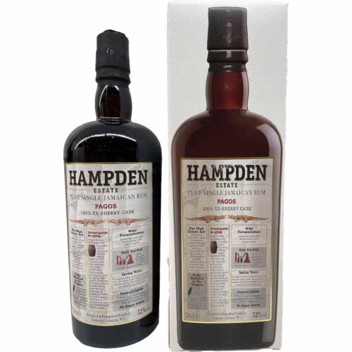 Hampden rum in sherry vaten gerijpt genaamd Pagos