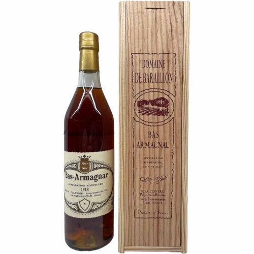 Zeer oude bas-armagnac van het huis Domaine de Baraillon