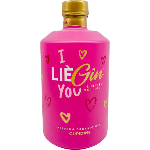 Liegin cupidon cuberdon roze fles gin