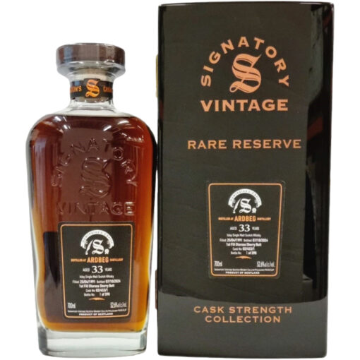 Ardbeg 33y 1991 Signatory Vintage Rare Reserve Whisky 02/453/1 70cl