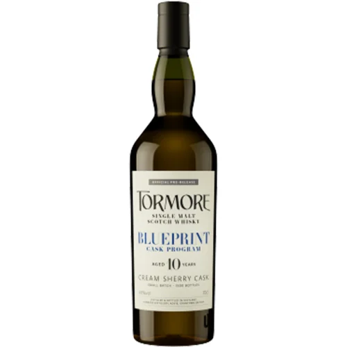 Tormore blueprint cream sherry 10y whisky 48% 70cl