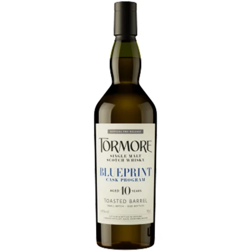 Tormore blueprint toasted whisky 10y 48% 70cl