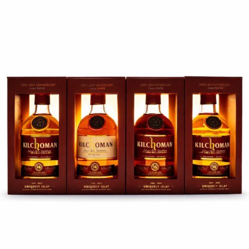 Kilchoman the 20th anniversary cask serie 4 x 70cl