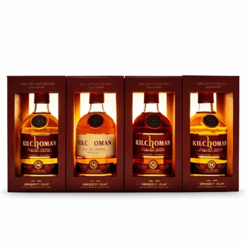 Kilchoman the 20th anniversary cask serie 4 x 70cl