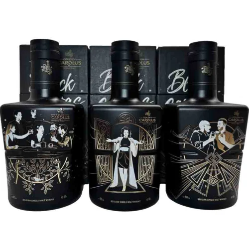 Gouden carolus whisky black canvas series deel 2 + 1 glas 3x50cl 46%