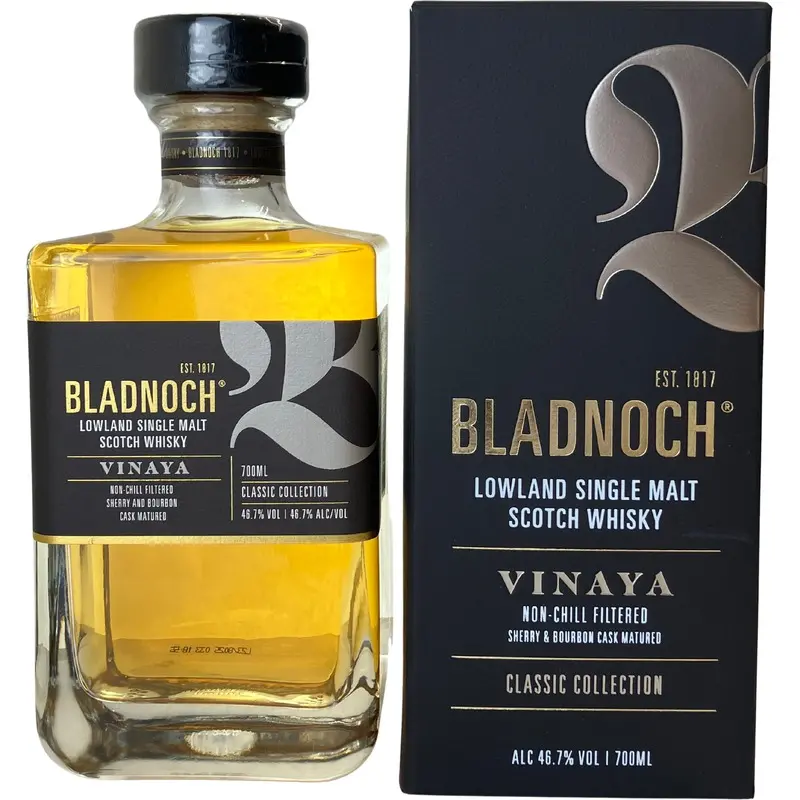 Bladnoch vinaya sherry & bourbon cask scotch whisky 46,7% 70cl