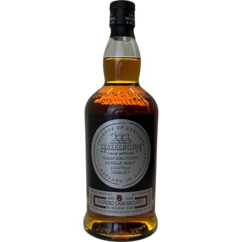 Hazelburn oloroso cask 8y scotch whisky 48,2% 70cl