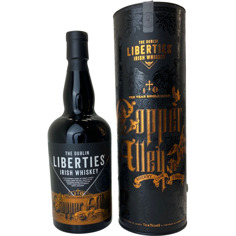 The dublin liberties copper alley 10y irish whisky 70cl