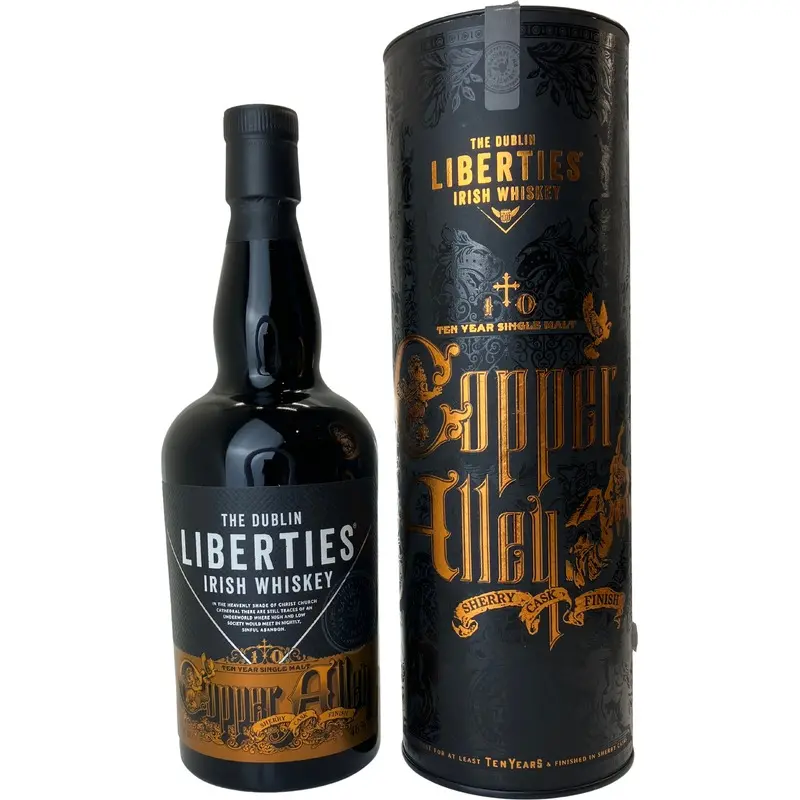 The dublin liberties copper alley 10y irish whisky 70cl
