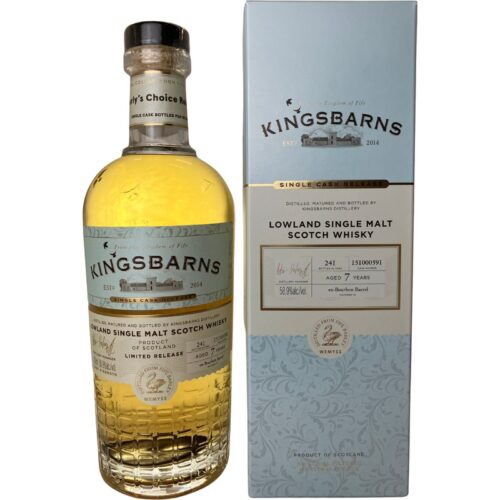 Kingsbarns 7Y single cask bourbon barrel charly's choice #1 58,9% 70CL