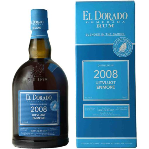 El Dorado blended in the barrel Uitvlugt Enmore 2008 11y rum 47,4% 70cl