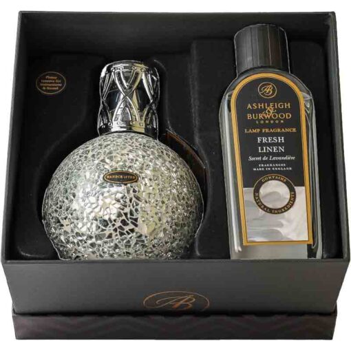Ashleigh&burwood geurlamp cadeauset vers linnen 250ml pfl703a