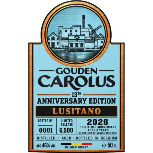 Gouden carolus 13th anniversary edition 2026 lusitano 46% 50cl