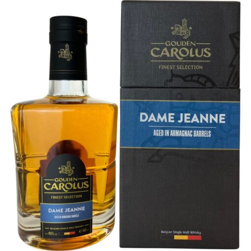 Gouden carolus finest selection dame jeanne 46% 50cl + giftbox