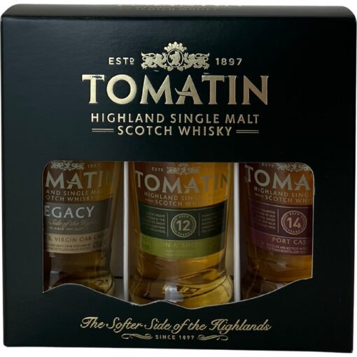 Tomatin triple 12y-legacy-14y 44% 3x5cl